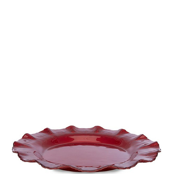 Southern Living Ruffle Charger Plate 13