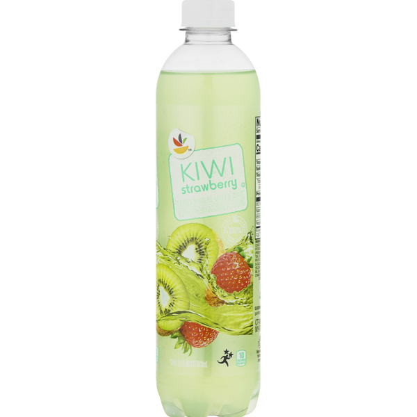 Giant Brand Water Beverage, Kiwi Strawberry Flavored, Sparkling (17 fl