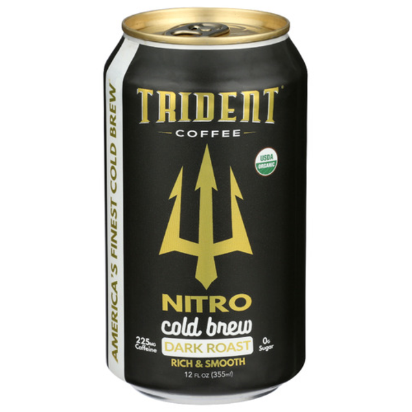 Trident Coffee Organic Calm Under Pressure Nitro Cold Brew Coffee