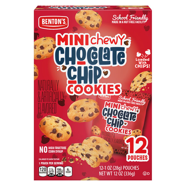 ちょこ Benton's Mini Chocolate Chip Cookies Same-Day Delivery or Pickup