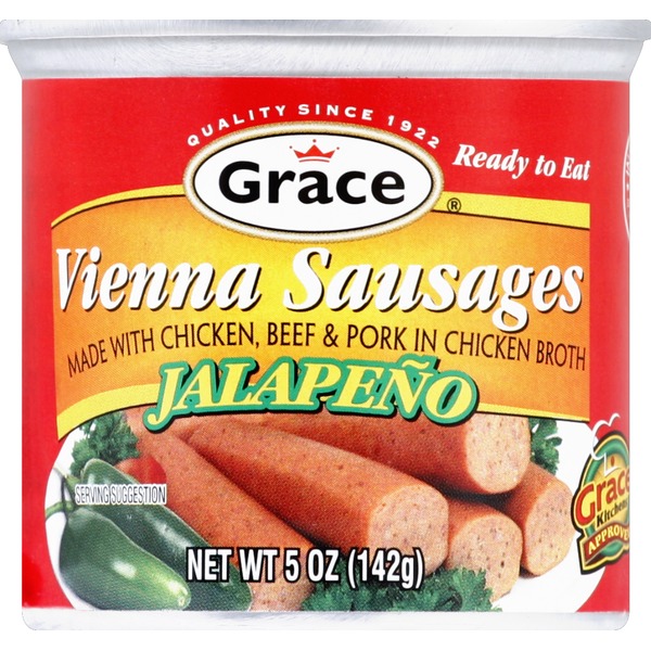 Grace & I Vienna Sausages, Jalapeno (5 oz) Instacart