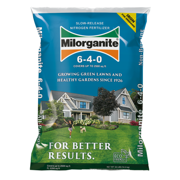 Milorganite Slow Release 32-lb 2500-sq ft 5-3-0 Organic All Purpose Lawn Fertilizer
