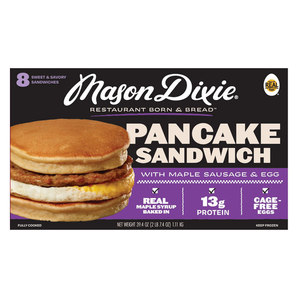 Mason Dixie Pancake Sandwich, 8-count