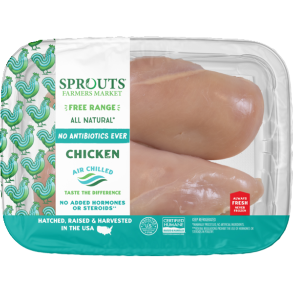 Sprouts Boneless Skinless Chicken Breasts With Rib Meat No Antibiotics Ever