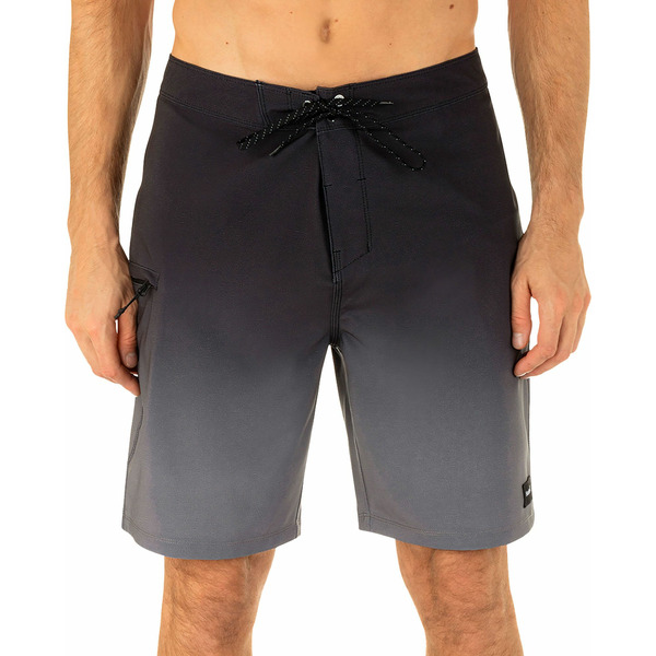 Hurley Men's 20" Inseam Weekender Zip Boardshort, Size 38 - Black