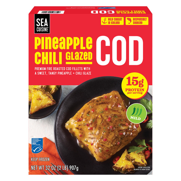 Sea Cuisine Pineapple Chili Glazed Cod, 32 oz