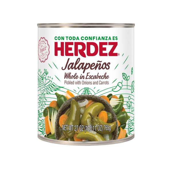 HERDEZ Whole Jalapeno , 27 OZ