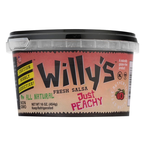 Willy's Willys Fresh Salsa Just Peachy, Tub (each) Instacart