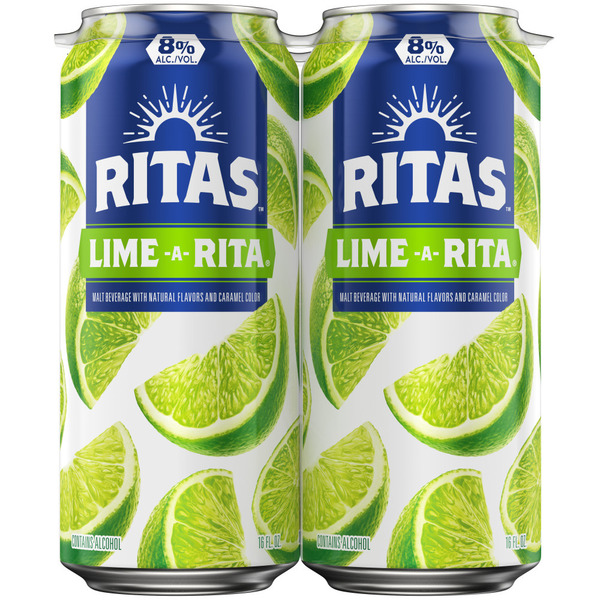 Rita◡̈ Ritas Lime-a-Rita Lime-A-Rita 16 Fl Oz Can Same-Day Delivery or
