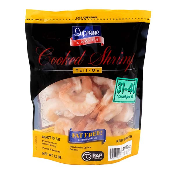 Supreme Choice Cooked Shrimp 31-40 ct Same-Day Pickup | Fareway