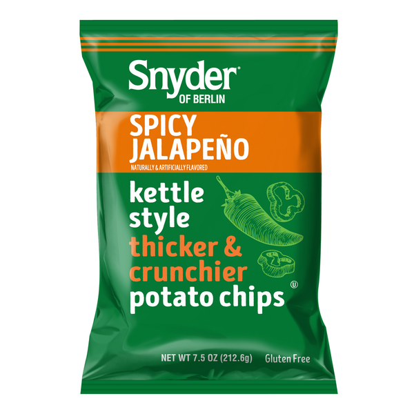 Snyder of Berlin Spicy Jalapeño Kettle Style Potato Chips Same-Day