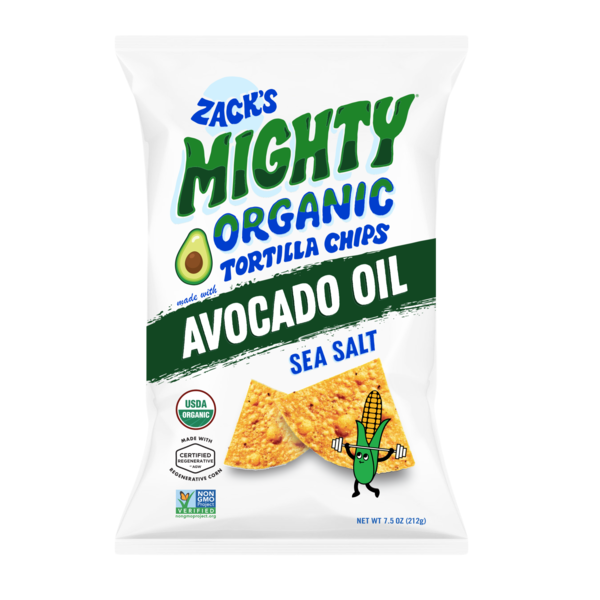 Zack's Mighty Sea Salt Avocado Oil Tortilla Chips Same-Day