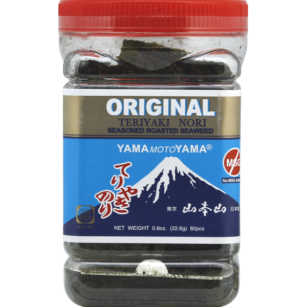 Yama Moto Yama Seaweed, Seasoned Roasted, Teriyaki Nori, Original