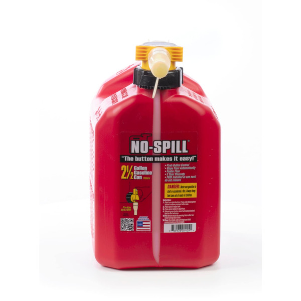 No Spill 2.5-Gallon Plastic Gasoline Can