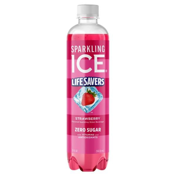 Sparkling Ice® Zero Sugar Strawberry Sparkling Water Beverage Same-Day ...