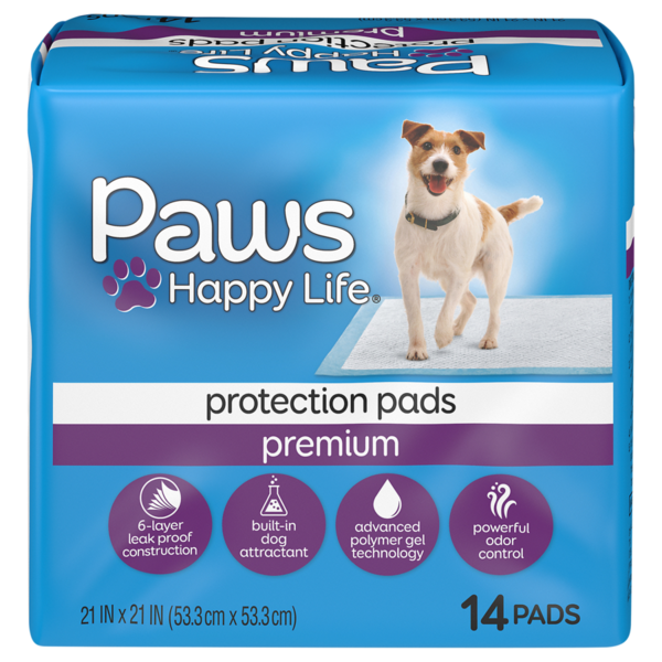 Schnucks Paws Happy Life Protection Pads, Premium - 21 x 21 in Same-Day ...