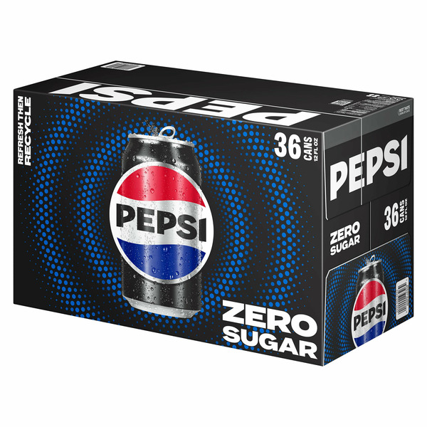 Pepsi Zero Sugar, 12 fl oz, 36-count