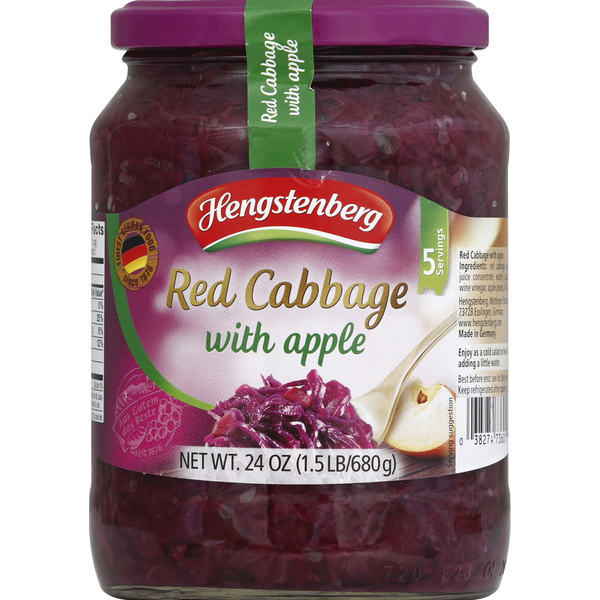 Hengstenberg Red Cabbage, with Apple, Traditional Same-Day