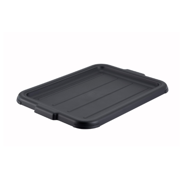 Winco - Cover for Standard Dish Boxes - Black, 21.75" x 15.88" x 1" - 1 Ct.