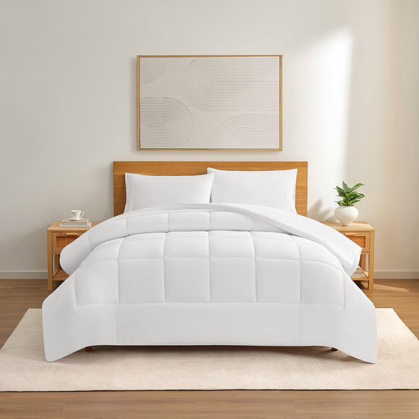 Sleep Renew King Comforter, 106 x 90 in - White