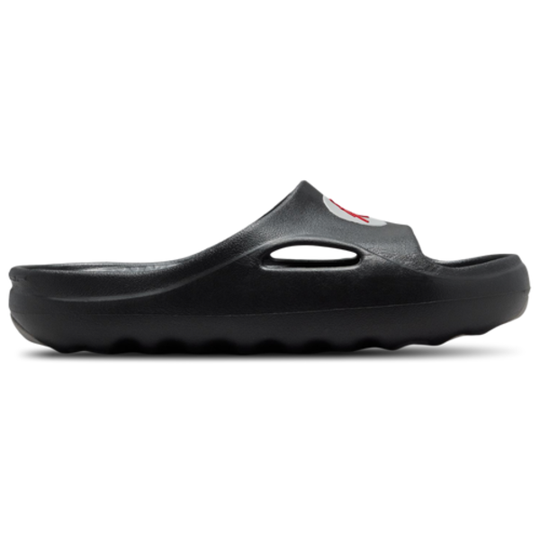 Jordan Kids' Hydrip Slides, Size 5, Medium/D - Black/University Red/Tech Grey