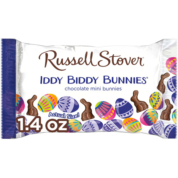 Russell Stover Easter Iddy Biddy Milk Chocolate Bunnies Same-Day