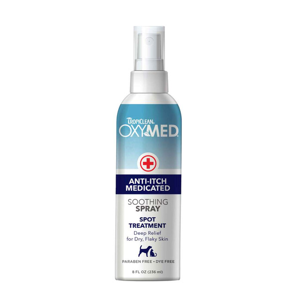 Tropi Clean OxyMed Medicated Anti itch Spray for Pets