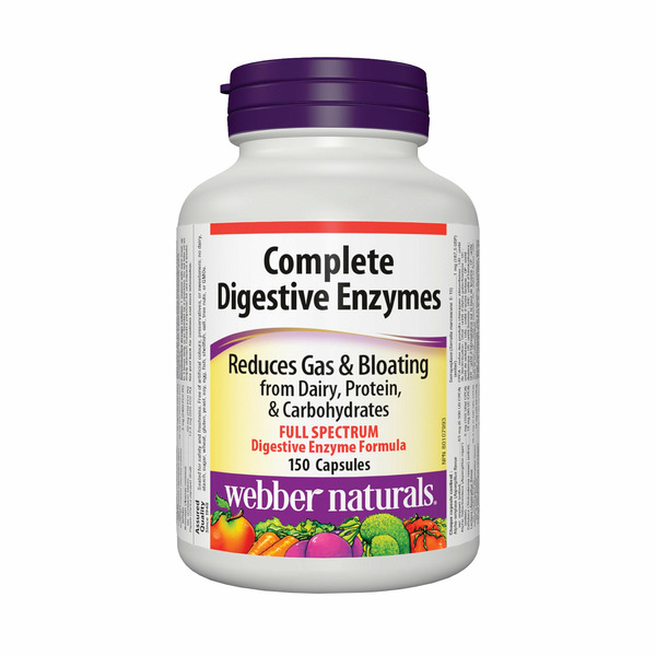 Webber Naturals Complete Digestive Enzymes Capsules