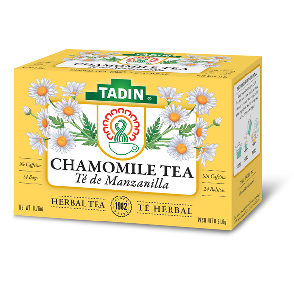 Tadin Chamomile Tea, Caffeine Free Herbal Tea