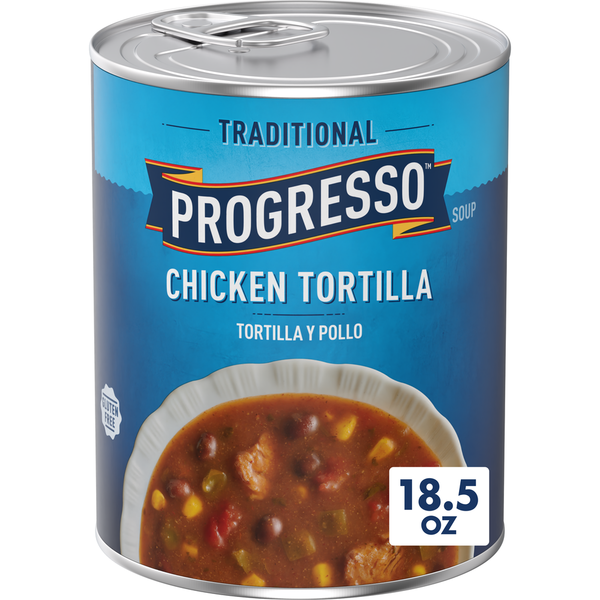 Progresso Traditional, Chicken Tortilla Canned Soup, Gluten Free