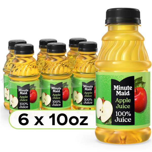 Minute Maid Apple Juice Bottles