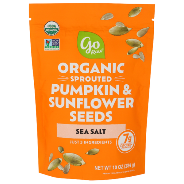 Go Raw Organic Sprouted Pumpkin & Sunflower Seeds With Sea Salt