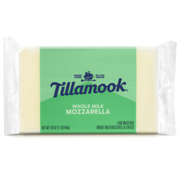 Tillamook Whole Milk Mozzarella Chunk