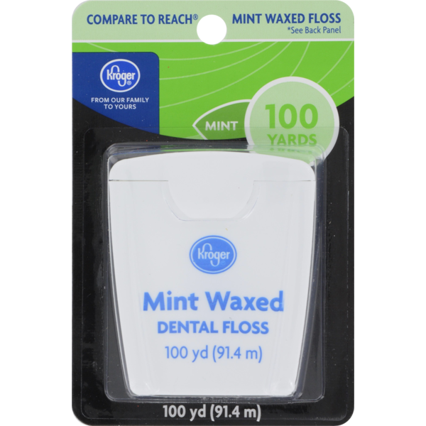Kroger Kroger Mint Waxed Dental Floss SameDay Delivery or Pickup