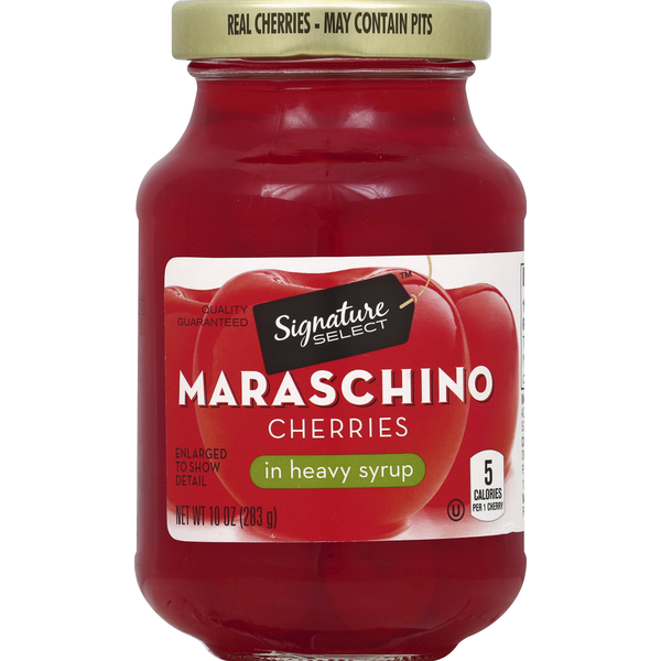SIGNATURE SELECTS Maraschino Cherries, in Heavy Syrup