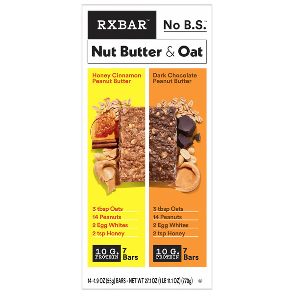 RXBAR Nut Butter and Oat Bars, 14-count