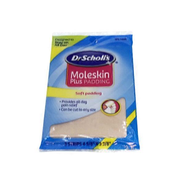 Dr. Scholl's Moleskin Plus Padding (3 ct) Instacart