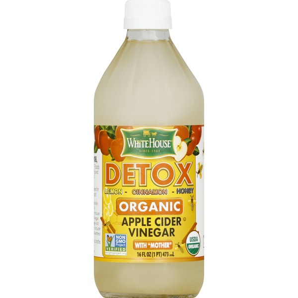 White House Organic DETOX Apple Cider Vinegar Lemon Cinnamon Honey (16