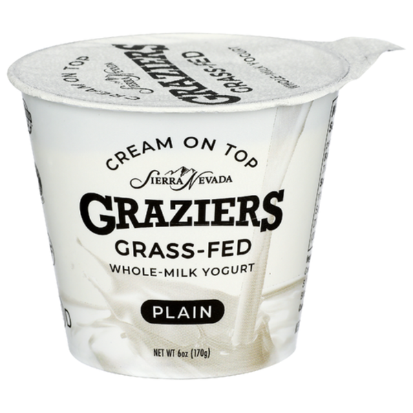 Graziers Plain Grass-Fed Whole Milk Yogurt