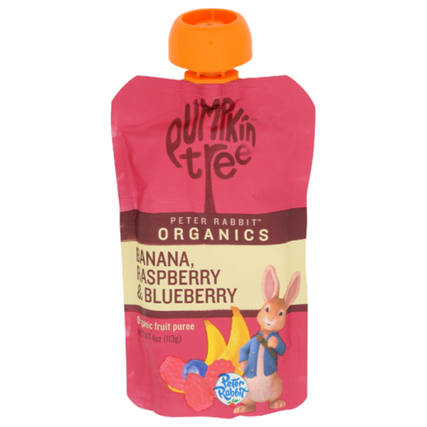 Peter Rabbit Organics Banana Raspberry & Blueberry Puree