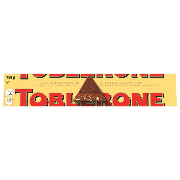 Toblerone Swiss Milk Chocolate With Honey & Almond Nougat Bar