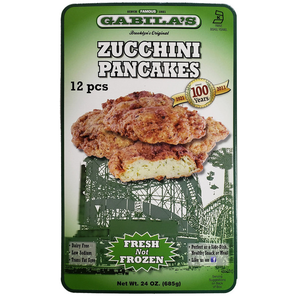 Gabila's Zucchini Pancakes, 2 oz, 12-count