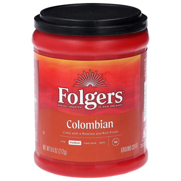 Folgers Colombian Ground Coffee, Medium Roast