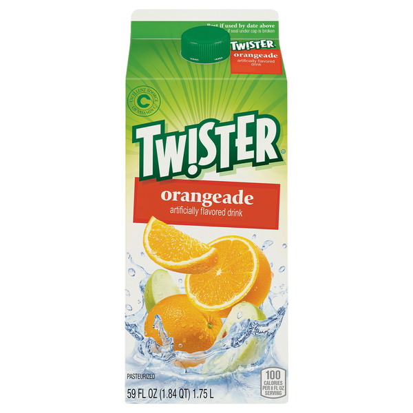 Twister Flavored Drink, Orangeade