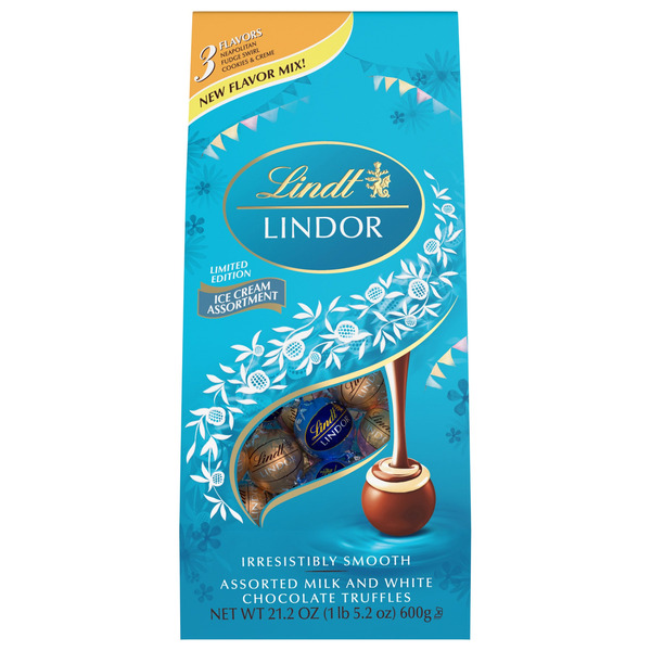 Lindor Ice Cream Assorted Chocolate, 21.2 oz