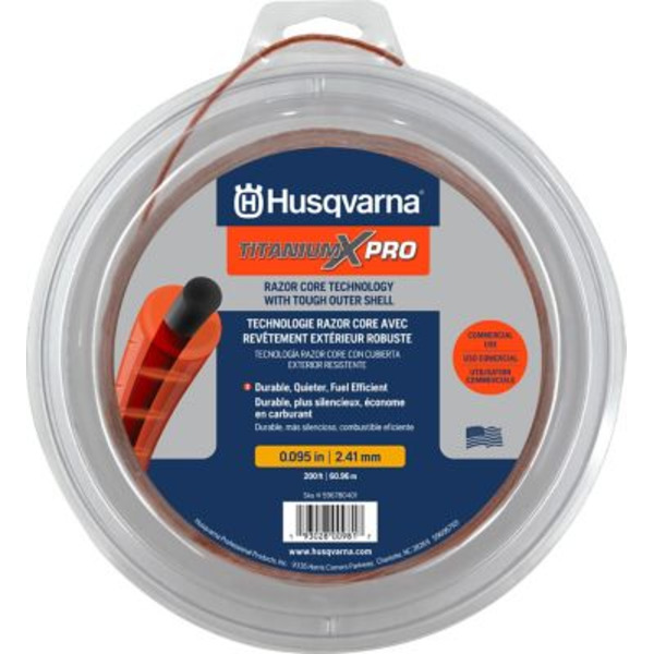 Husqvarna 0.095 in. x 200 ft. TitaniumX Pro Trimmer Line