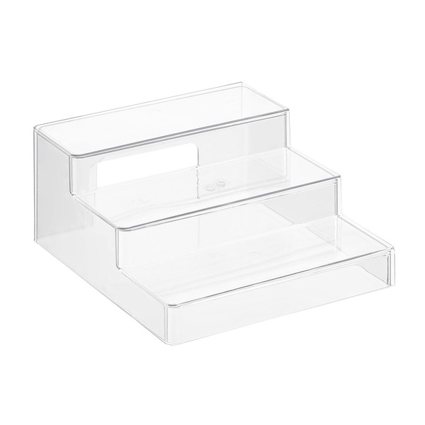 The Home Edit 3-Tier Expandable Shelf - Clear - 10-1/8" x 11-5/8" x 5"