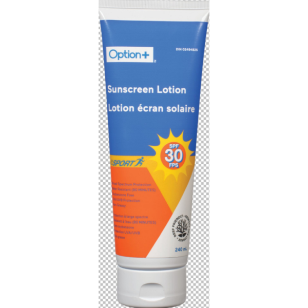 OPTION+ SPF30 Sunscreen Lotion Same-Day Delivery | Rexall