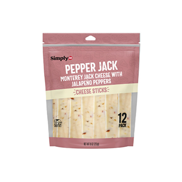 SimplyGO Pepper Jack Cheese Sticks