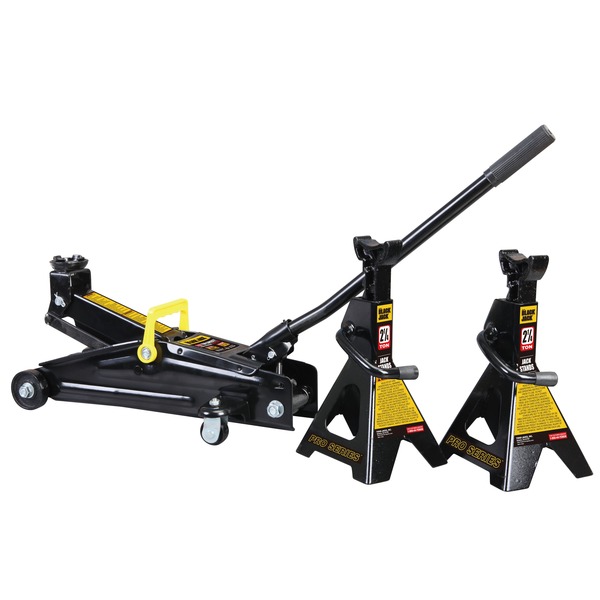 Walmart Black Jack 2.25 Ton Black Trolley Jack With 2.25 Ton Jack